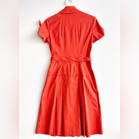 Bright orange ๐ dress, size 4 - Picture 4 of 5